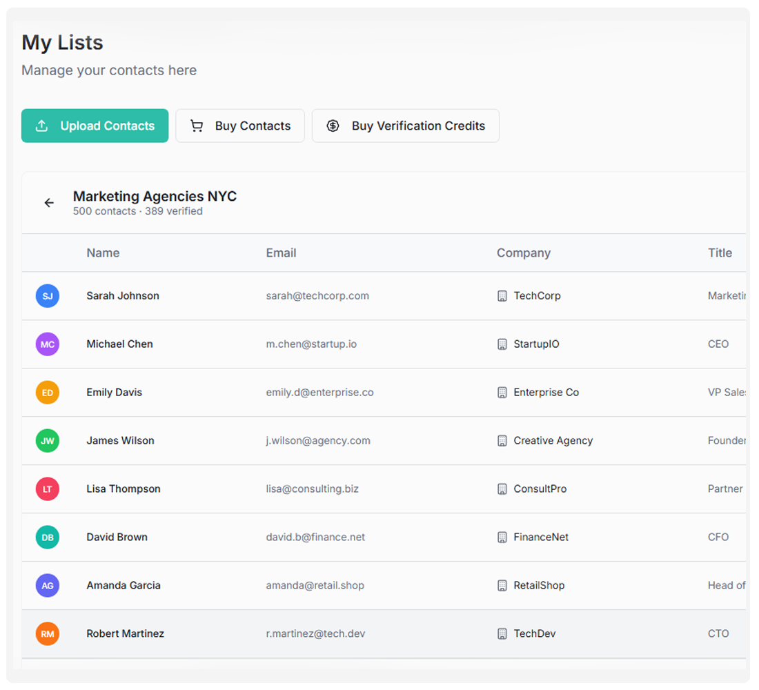 AutoMailer CSV upload and list cleaning with duplicate detection